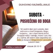 subota sedmi dan